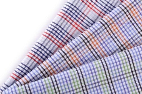 China supplier woven 100 cotton garment colorful guangzhou shirt men fabric textile