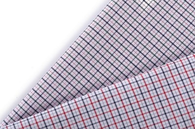 Factory direct sales soft breathable check 100 cotton fabric wholesale