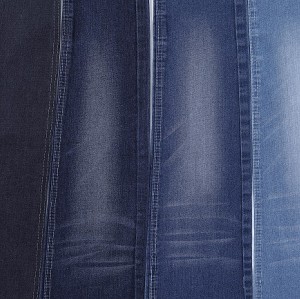 Comfortable woven outdoor cotton polyester high stretch denim fabric