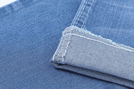 Comfortable woven outdoor cotton polyester high stretch denim fabric