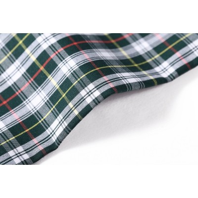 Customized design printed yarn dyed woven cotton shirt mercerizing fabric textile