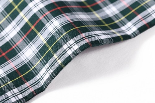 Customized design printed yarn dyed woven cotton shirt mercerizing fabric textile