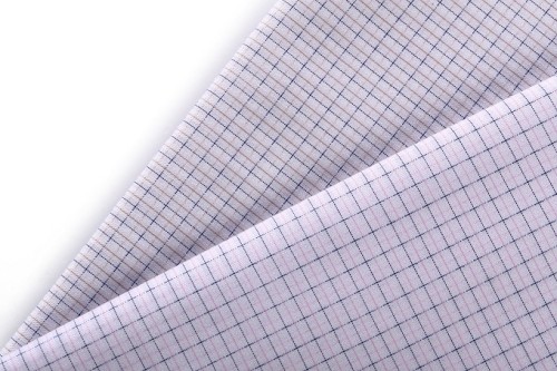 Factory sale new design soft thin check cotton shirting fabric