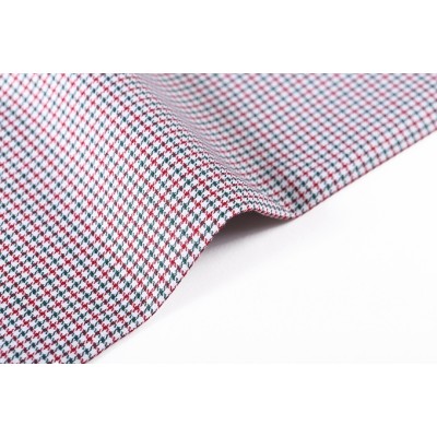 High density soft yarn dyed woven plaid fabric hot sale custom pure cotton fabric for shirt