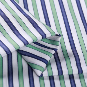 Colorful Popular Shirting 100% Cotton Striped Textiles Fabrics Hot Sale Fashion Shirts Woven Fabric
