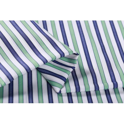 Colorful Popular Shirting 100% Cotton Striped Textiles Fabrics Hot Sale Fashion Shirts Woven Fabric