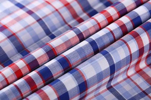 New fashion shirting yarn dyed stocklot density 100 cotton textile and fabrics