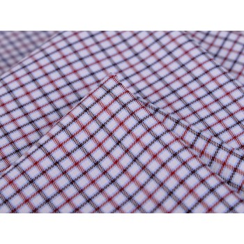 Wholesale factory clothing plaid textile fabric high quality custom shirt pure cotton fabric