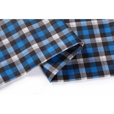 Wholesale color shirting 3d woven check fabric stocklot textile