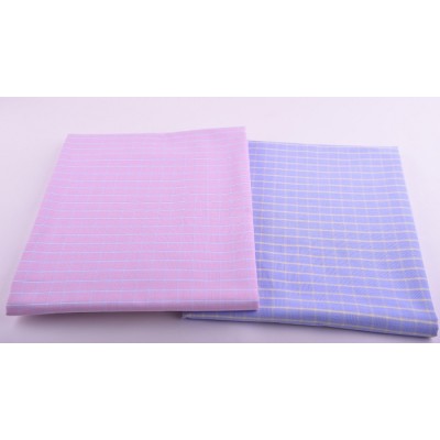High Density Fashion Checked Shirting Woven Fabrics Wholesale Custom 100 Cotton Shirts Fabric