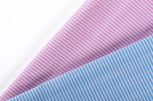 Modern style soft breathable woven striped roll cloth 100% cotton fabric manufacturer