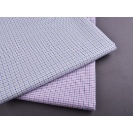 New Model Fashion Egyptian 100% Cotton Shirting Fabrics Popular Custom Check Woven Textiles Fabric