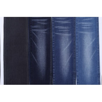 Hot fashionable newest blue stretch denim fabric for jeans