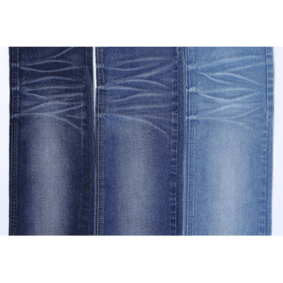 Wholesale custom cotton polyester breathable soft denim fabric for jeans