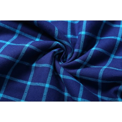 Fashion Stock 100% Cotton Shirts Garment Fabrics For Sale