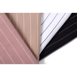 Tencel polyester wide striped skirt shirt blend fabric
