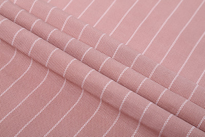 Tencel polyester wide striped skirt shirt blend fabric