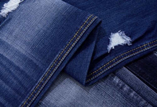 Custom high quality jeans soft poly denim fabric