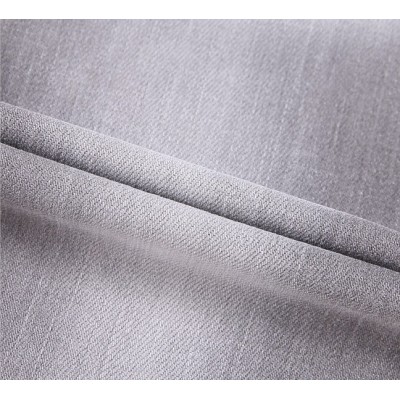 Custom design fashion plain chinese coloured denim fabric