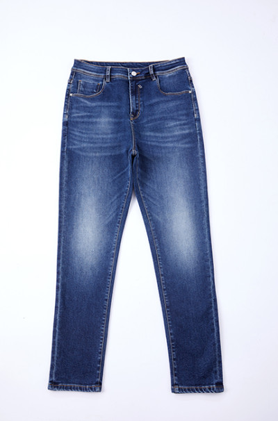 Fashion cotton poly viscose spandex denim fabric for jeans dress stock lot