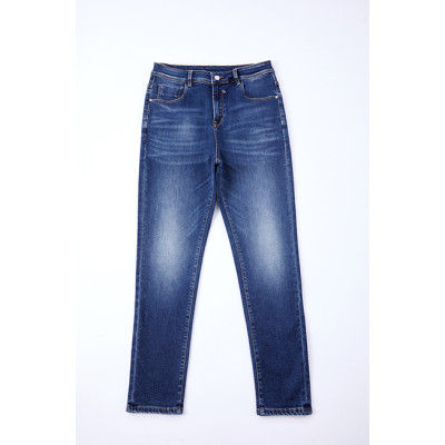 Fashion cotton poly viscose spandex denim fabric for jeans dress stock lot