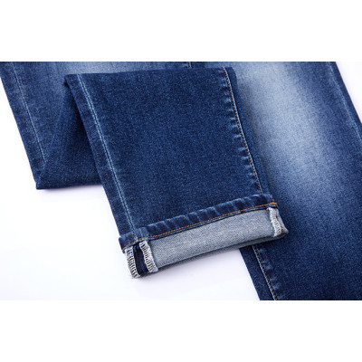 Fashion cotton poly viscose spandex denim fabric for jeans dress stock lot