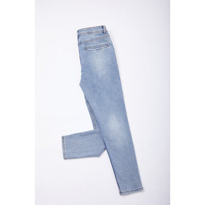 Hot sale cotton polyester breathable soft denim fabric for jeans