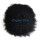 Elegant hair 6mm 1B# color full lace man weave