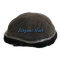 Elegant Hair full swiss lace base natural black color with full bleaching knots men toupee