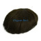Elegant Hair Silk Mono Top with PU skin perimeter