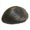 Human Hair Men's Toupee Fine Welded Mono Human Hair Replacement System