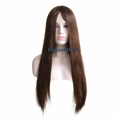Brazilian virgin hair full silk top wig