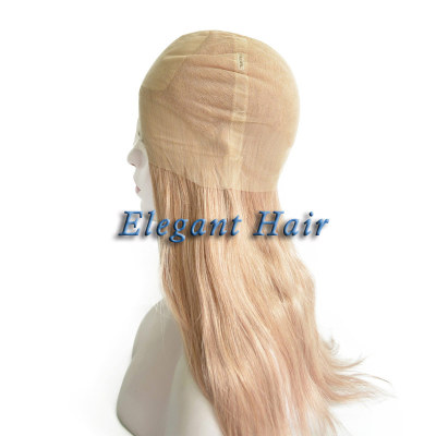 Brazilian virgin hair silk top toupee