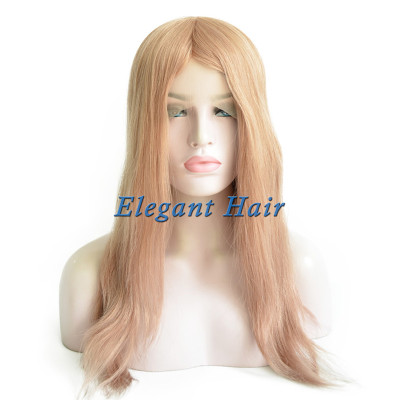 Brazilian virgin hair silk top toupee