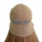Full swiss lace human hair wig with silk top front