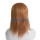 Fine mono lace human hair wig with pu skin