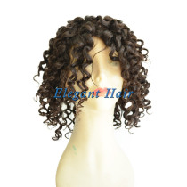 Full silk top swiss lace human hair wig