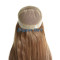 100%human hair swiss lace wig with pu skin arounded