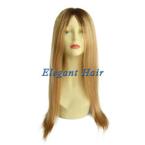 100%human hair swiss lace wig with silk top front