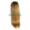 100%human hair swiss lace wig with silk top front