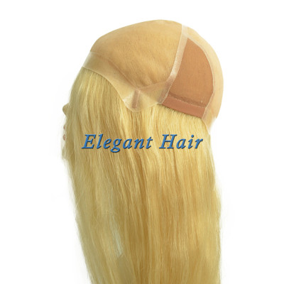 100%human hair mono lace long hair wig