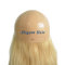 Full pu skin chinese virgin hair wig