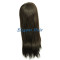 Full swiss lace silk top human hair wig with pu skin arounded