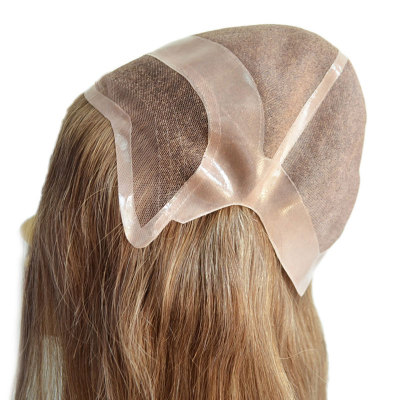 Fine Mono Base Long Hair Wig for Women With Lace Front