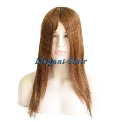 100%Human hair swiss lace silk top wig