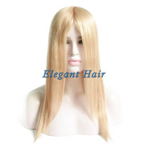 Human hair mono lace wig