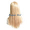 Human hair mono lace wig