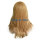Full swiss lace silk top front human hair wig with pu skin arounded