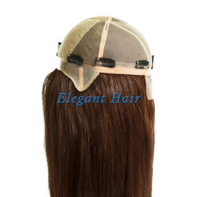 100%Human hair swiss lace silk top wig
