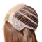 Customized Ladies Elasticated Machine-Made Weft and Invisible Knots Silk Top Wig